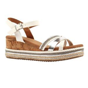 Lunar Womens/Ladies Donna Sandals / White